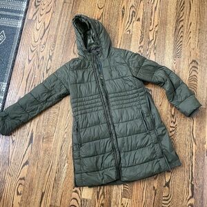 Maternity Gap Army Green Puffer Jacket